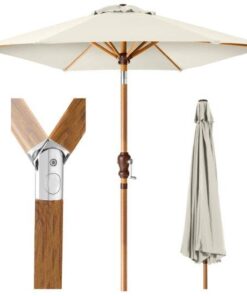 Ahşap Bahçe Şemsiyesi