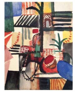 August Macke Eşek Ve Adam Tablosu