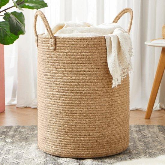 Rattan Çamaşır Sepeti