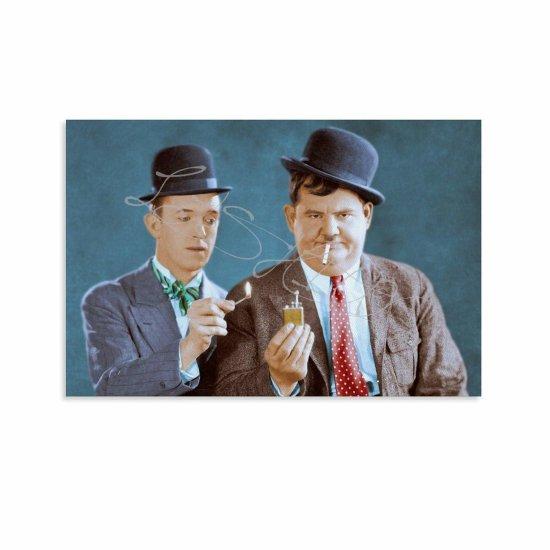 Laurel Hardy Kanvas Tablo