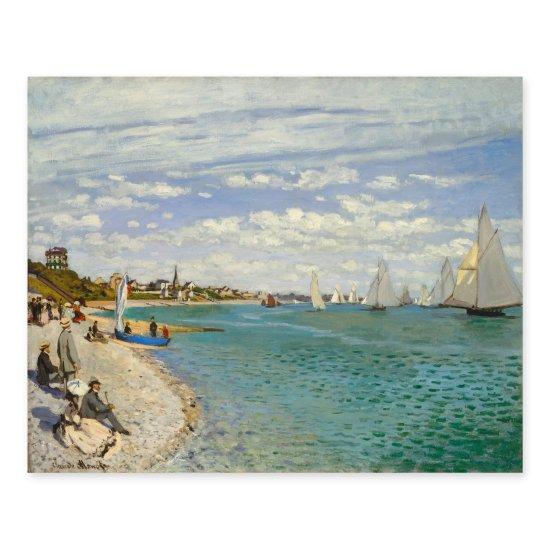 The Beach At Sainte-adresse Claude Monet