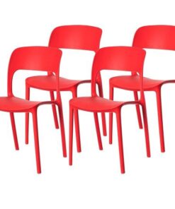 Kırmızı Plastik Sandalye