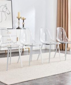 Şeffaf Mutfak Sandalyesi